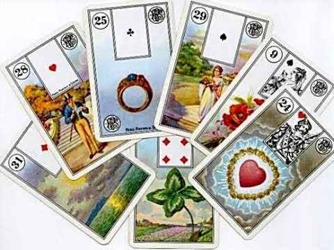 Cartas do Baralho Cigano Cartas do Baralho Cigano Lenormand com Naipes e Cartas da Corte