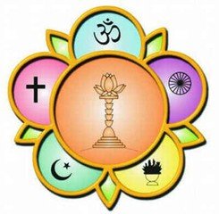 Sarvadharma Sarvadharma com os símbolos das principais religiões do mundo