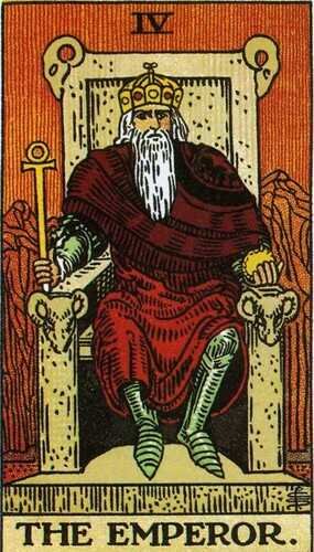 Tarot O Imperador 4 Carta do Tarot - Arcano 4 O Imperador