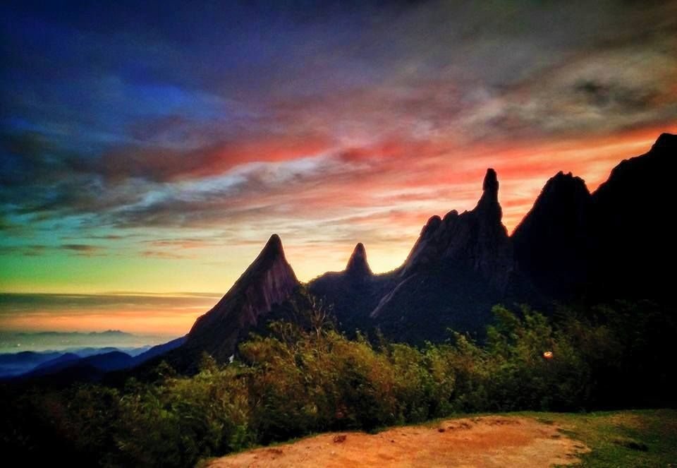 Dedo de Deus - Montanhas Dedo de Deus em Teresópolis - Estado do Rio de Janeiro - Montanhas